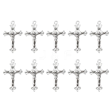 10Pcs Zinc Tibetan Style Alloy Pendants FIND-YW0002-11