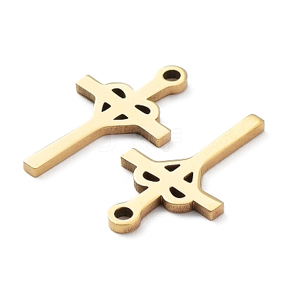 Ion Plating(IP) 316L Surgical Stainless Steel Pendants STAS-D046-15G-1