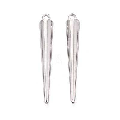 304 Stainless Steel Pendants STAS-T075-22B-P-1