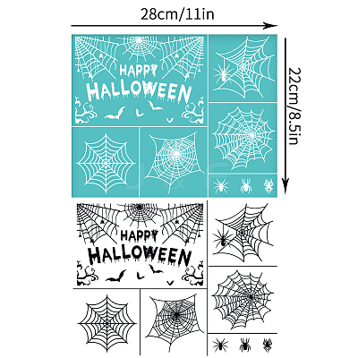 Self-Adhesive Silk Screen Printing Stencil DIY-WH0638-0002-1