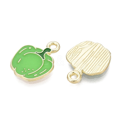 Alloy Enamel Pendants ENAM-Q003-02B-G-1