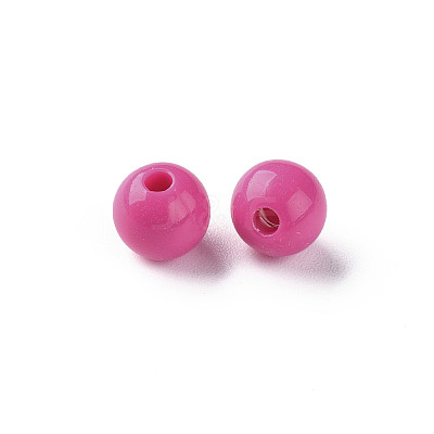 Opaque Acrylic Beads X-MACR-S370-C8mm-A13-1