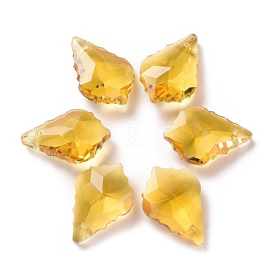 Faceted Glass Pendants GLAA-F068-C26-1