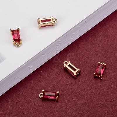 Transparent Glass Charms GLAA-T007-13F-1
