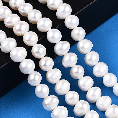 Natural Cultured Freshwater Pearl Beads Strands PEAR-N013-08F-1