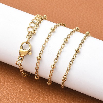 Ion Plating(IP) 304 Stainless Steel Necklaces NJEW-E080-14G-1