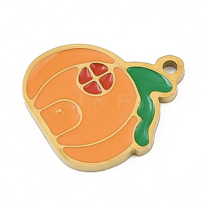 Halloween 304 Stainless Steel Enamel Pendants FIND-I068-01G-07-1