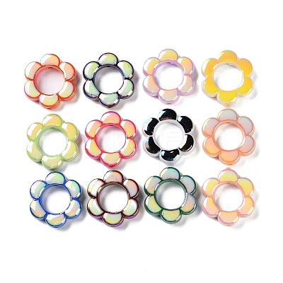 Opaque Acrylic with Enamel Beads MACR-D029-02-1