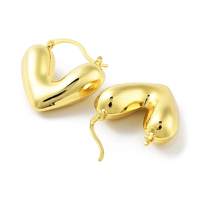 Real 18K Gold Plated Brass Hoop Earrings X-KK-R150-01C-1