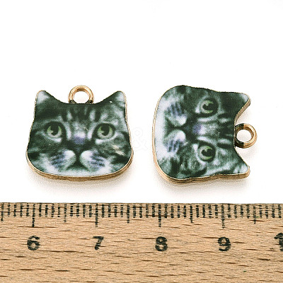 Printed Alloy Pendants PALLOY-WH0108-12A-1