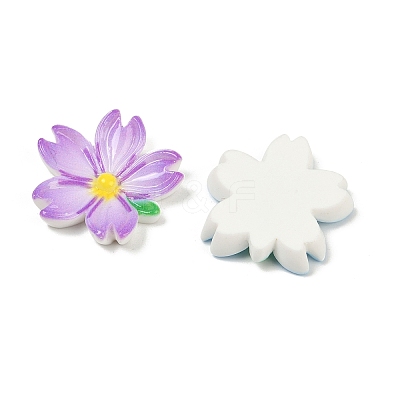 Opaque Resin Enamel Cabochons LS-CRES-D308-10-1