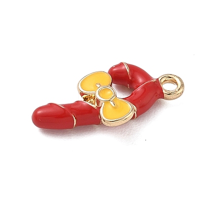 Christmas Alloy Enamel Pendants LS-ENAM-F156-01G-09-1