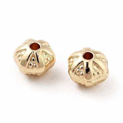 Rack Plating Alloy Beads PALLOY-D004-10LG-1
