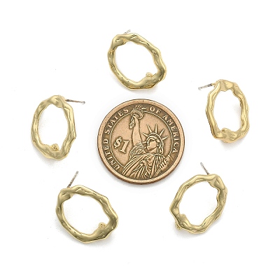 Alloy Stud Earring Findings LS-X-PALLOY-S121-70-1
