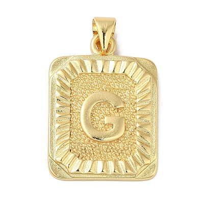Rack Plating Brass Pendants KK-B092-42G-G-1