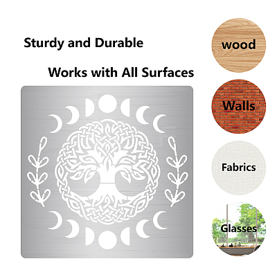 Stainless Steel Cutting Dies Stencils DIY-WH0238-089-1