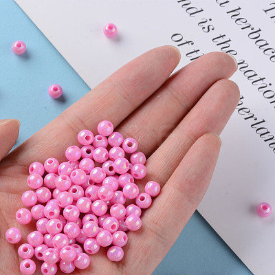 Opaque Acrylic Beads MACR-S370-D6mm-A02-1