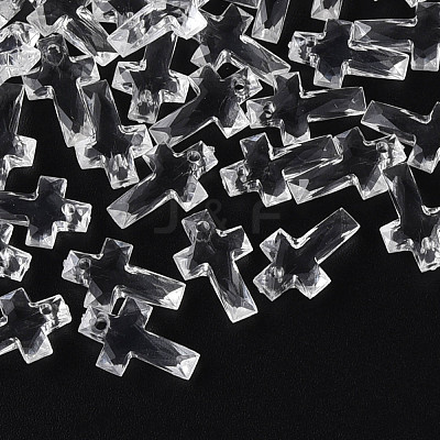 Transparent Acrylic Pendants MACR-S373-130-B01-1