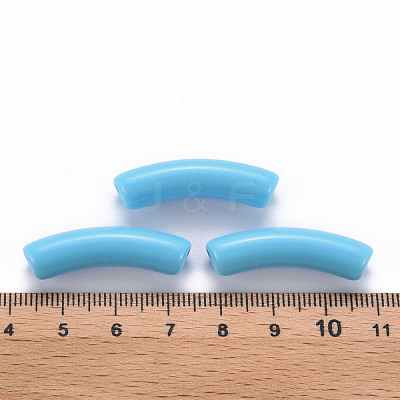 Opaque Acrylic Beads X-MACR-S372-002B-S012-1