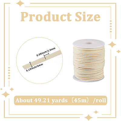 1Roll Imitation Leather Cord OCOR-SC0001-12B-1