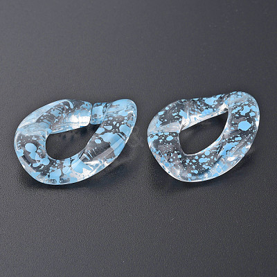 Transparent Acrylic Linking Rings OACR-N009-014A-12-1
