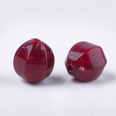 Acrylic Beads OACR-T011-32-1