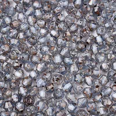 Picasso Baking Paint Glass Seed Beads SEED-N007-37A-1