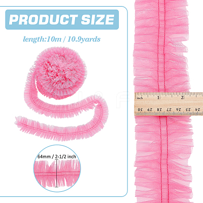 Polyester Wrinkle Lace Ribbon OCOR-WR0001-94A-1