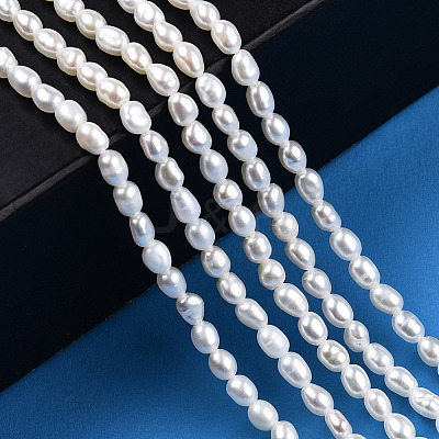 Natural Cultured Freshwater Pearl Beads Strands PEAR-N012-02L-1