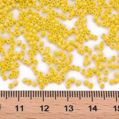 Frosted Glass Cylinder Beads SEED-S047-O-002-1
