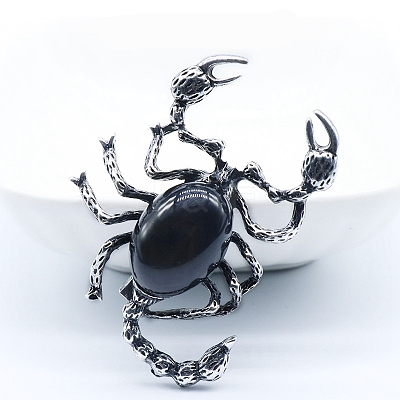 Natural Black Onyx(Dyed & Heated) Big Pendants PW-WGB167E-08-1