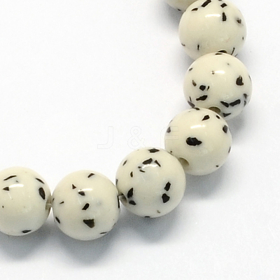 Synthetic Gemstone Beads Strands X-G-R271-8mm-Y29-1