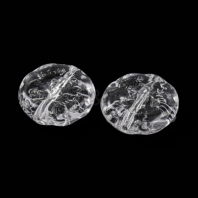 Transparent Acrylic Beads OACR-M011-19-1