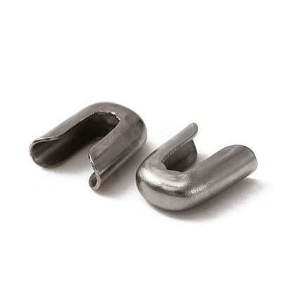 304 Stainless Steel Tips Covers for Spiral Bone FIND-WH0038-04P-02-1