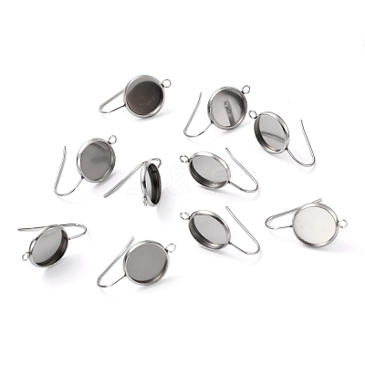 Tarnish Resistant 304 Stainless Steel Earring Hooks STAS-F271-01C-P-1