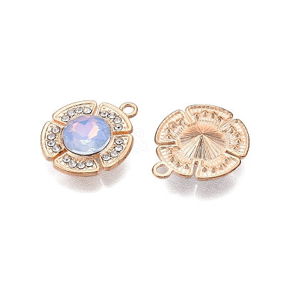 Alloy Glass Pendants PALLOY-N176-72KCG-01-1