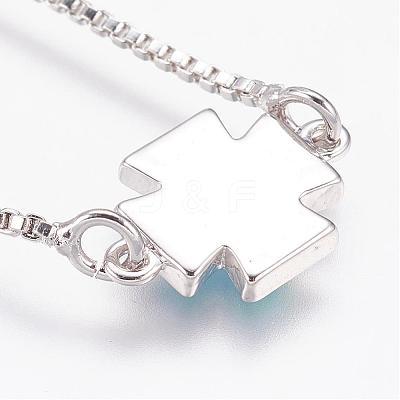 Long-Lasting Plated Adjustable Brass Slider Bracelets BJEW-P165-02A-1