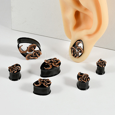 304 Stainless Steel Ear Plugs Gauges WGD6A2D-05-1