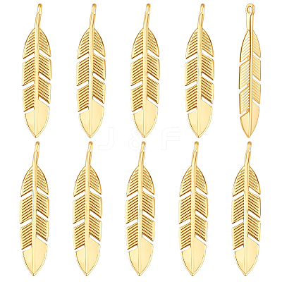 10Pcs Brass Pendants KK-PH0013-79-1