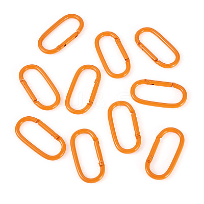 10Pcs Alloy Spring Gate Rings FIND-TA0009-25C-1