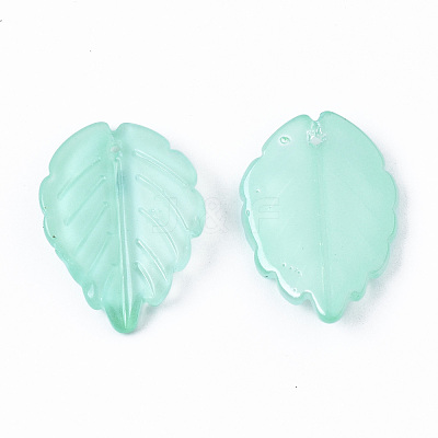 Spray Painted Glass Pendants GLAA-N042-004-A04-1