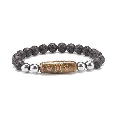 Mala Beads Bracelet BJEW-JB07890-01-1