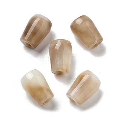 Two Tone Acrylic Beads OACR-S042-03C-1