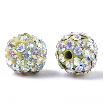Pave Disco Ball Beads RB-T017-04-05-1