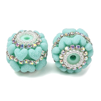 Rwsin & Acrylic & ABS Imitation Pearl Beads RE-CBA1913-03F-1