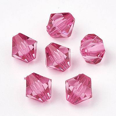 Transparent Acrylic Beads TACR-S146-6mm-04-1