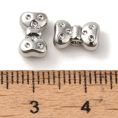 Rack Plating Alloy Beads PALLOY-P304-24P-1