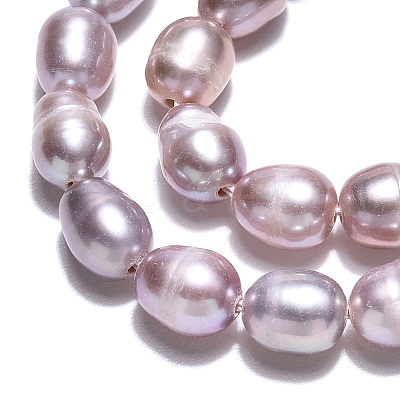 Natural Cultured Freshwater Pearl Beads Strands PEAR-N012-04O-1