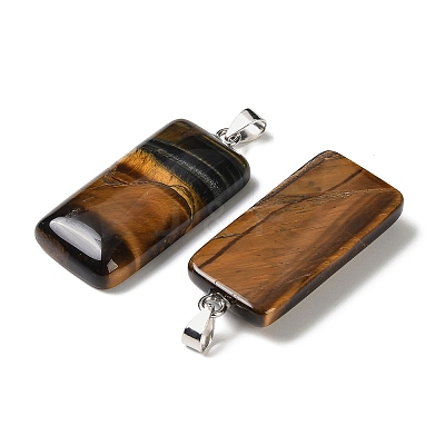 Natural Tiger Eye Pendants GG-CBAA0EE-01P-10-1