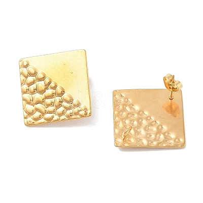 304 Stainless Steel Stud Earrings Findings EJEW-R151-01G-04-1
